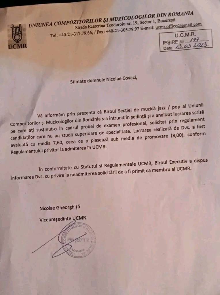 Putiniștii de la UCMR l-au picat pe anticomunistul Nicu Covaci, dovedind încă o dată că se află în umbra marelui URSS. Sau a Marelui Licurici? Poanta tristă a săptămânii – Cerul, Codrul și Pârăul