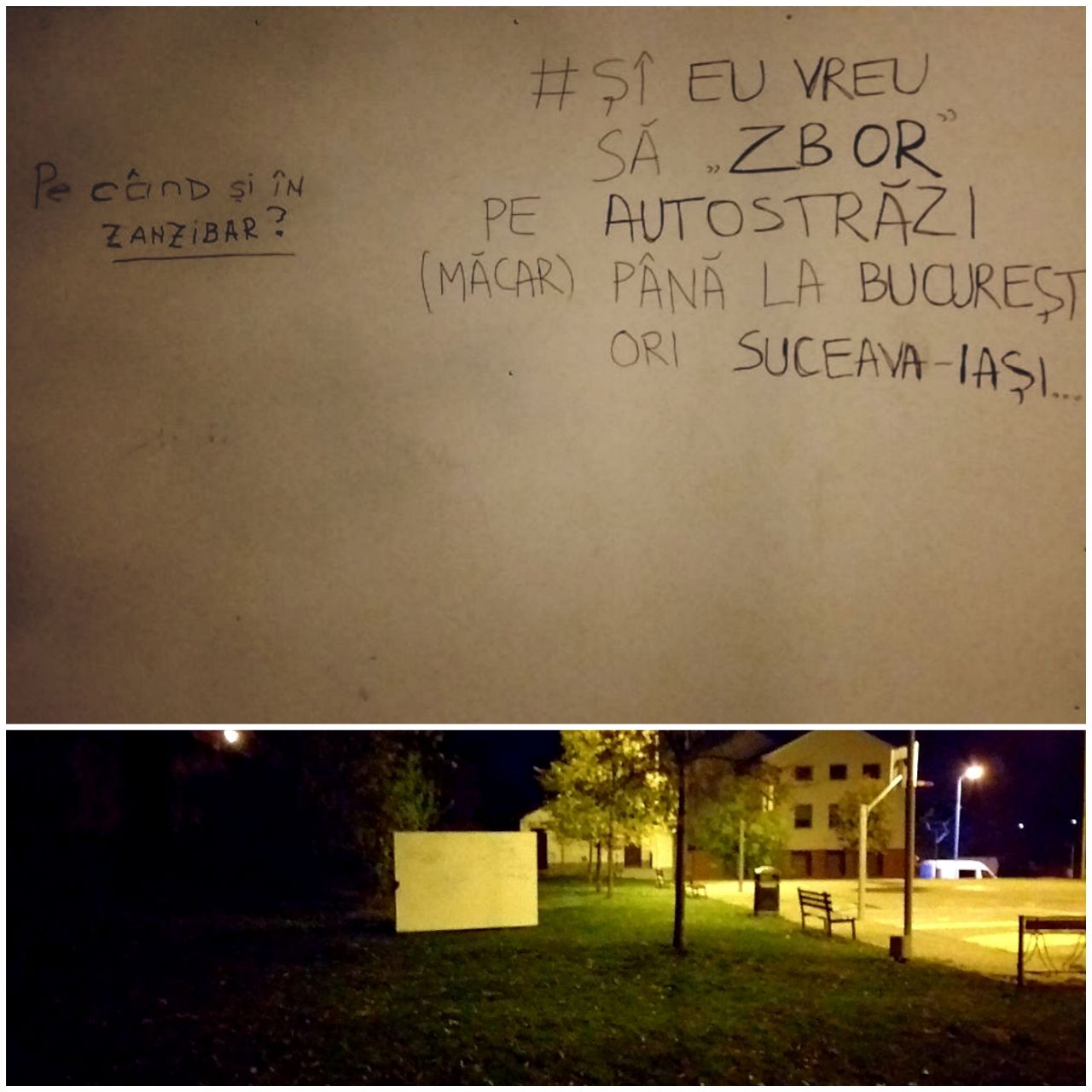 Iohannis, luat la mișto până și-n Sibiu: Șî eu vreu să ZBOR pe autostrăzi măcar până la București! Pe când și în Zanzibar? FOTOGRAFIA ZILEI – Cerul, Codrul și Pârăul