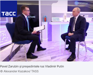 Putin, nou interviu: Baerbock e o catastrofă pentru Germania; Biden e președintele SUA preferabil; Blinken e „omul rușilor”. Trump se bucură de „compliment” – Cerul, Codrul și Pârăul